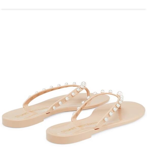 Stuart Weitzman GOLDIE JELLY FLIP FLOP Size 11 - Picture 4 of 10